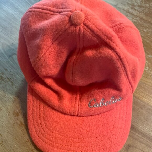 Cabela's Orange Fleece Insulated Hat Cap Orange Hunting - Picture 1 of 11